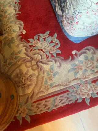 Alfombra grande de lana