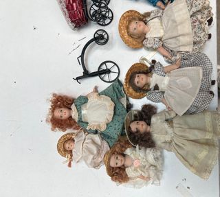 Lote de  muñecas antiguas