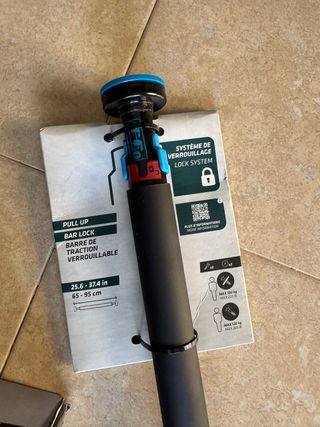 Barra dominadas, anillas y elástico