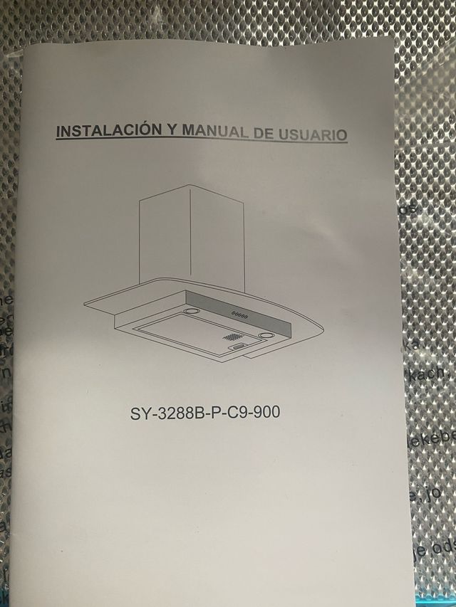 Campana extractora 90cm SY-3288B-P-C9-900