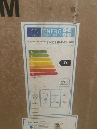 Campana extractora 90cm SY-3288B-P-C9-900