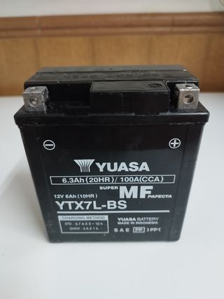 Batería para Harley Davidson Yuasa YTX7L-BS 12V 6A