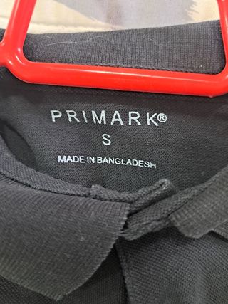 Polo negro Primark Talla S