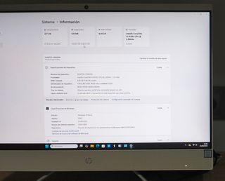 HP All-in-One 24-f0xx Blanco