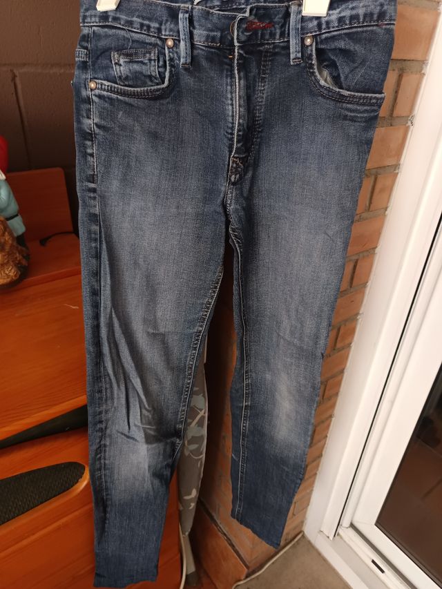 Pantalón tejano de hombre Pull&Bear azul T.38