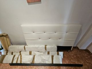 Letto matrimoniale in pelle 