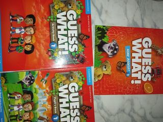 Libro ingles Guess What! Dde primero primaria