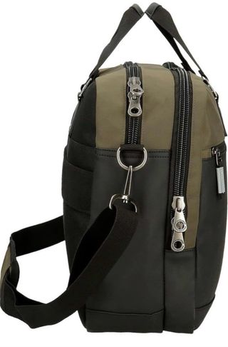 Maletín Pepe Jeans Jarvis Negro Verde Oliva
