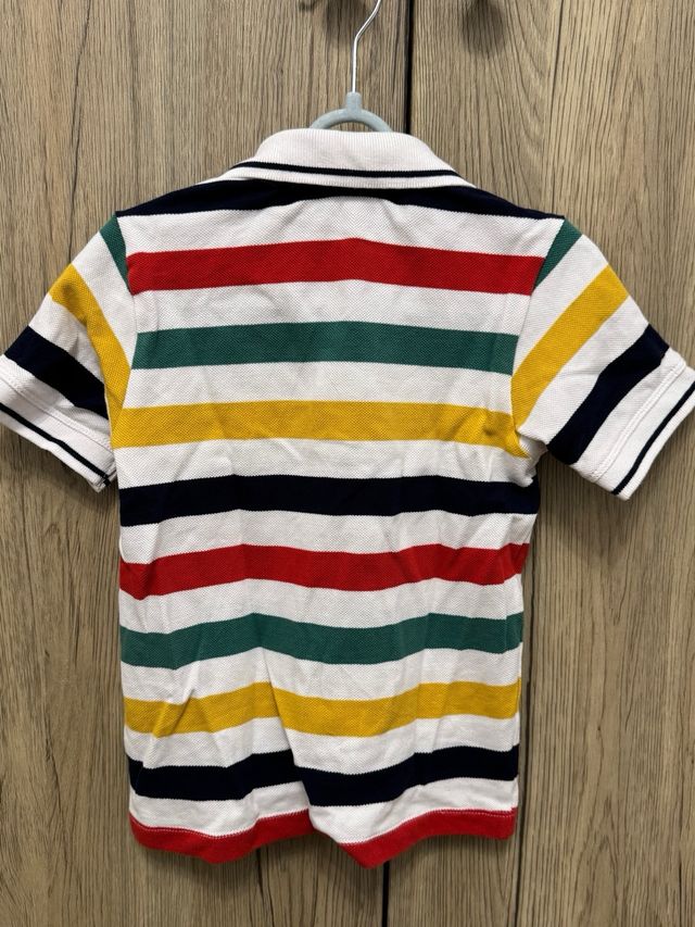 Polo Benetton rayas multicolor niño