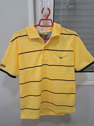 Polo Lacoste Rayas Talla M Nuevo