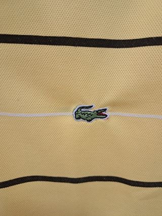 Polo Lacoste Rayas Talla M Nuevo