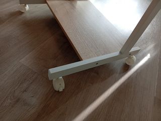 Mesa escritorio con cajón y ruedas no envío