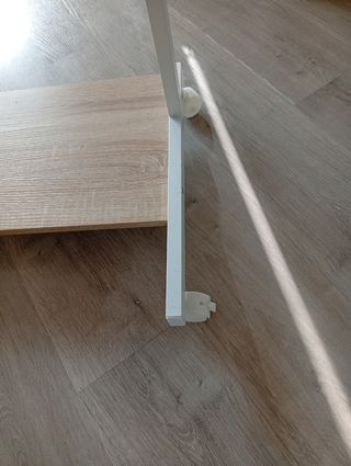 Mesa escritorio con cajón y ruedas no envío