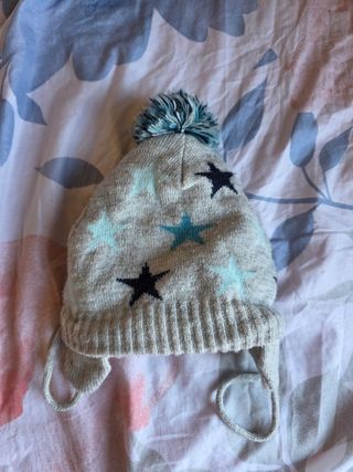 Gorro lana niña de bebe hasta dos años 