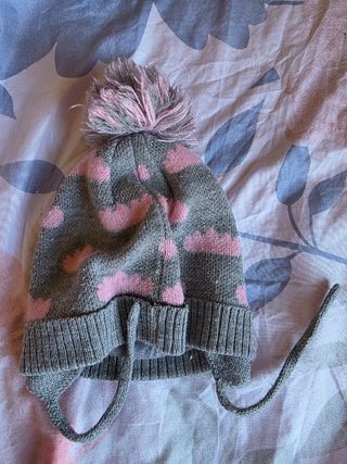 Gorro lana niña de bebe hasta dos años 