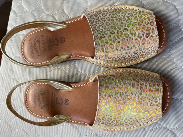 Menorquinas Calços Piel Talla 39