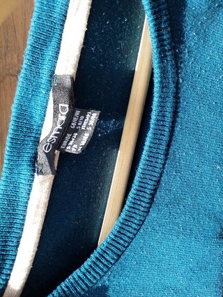 Jersey Esmara rayas azul y beige Talla S