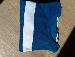 Jersey Esmara rayas azul y beige Talla S
