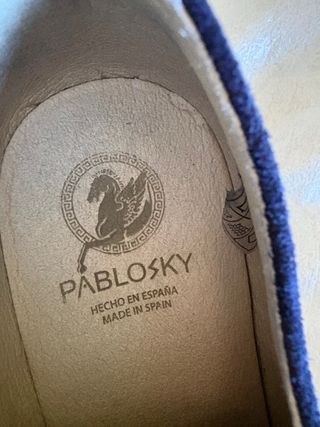 Zapatos Pablosky Azul Talla 38