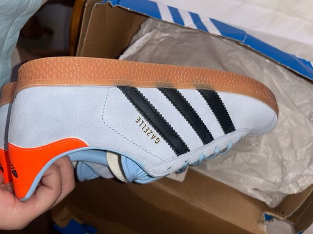 Adidas Gazelle Azul Naranja