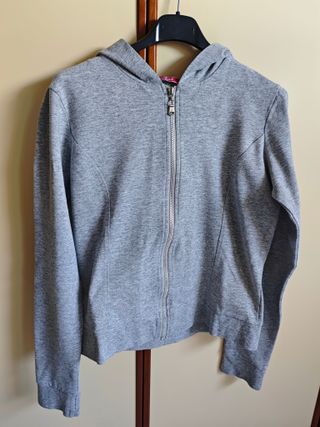 Felpa Liu Jo grigia con zip donna