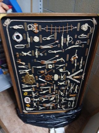 Cuadro Nudos Marineros para Restaurar antiguo