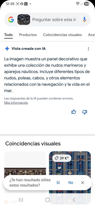 Cuadro Nudos Marineros para Restaurar antiguo