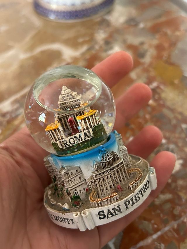 Roma - Palla di vetro souvenir capitale 