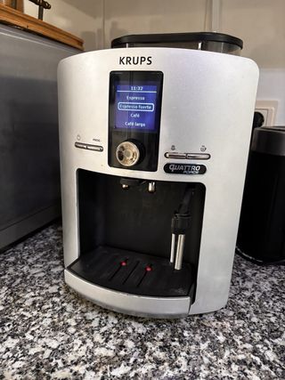 Cafetera Krups Quattro Force Plata
