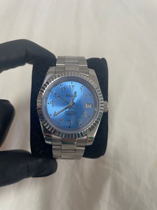 Reloj Seiko Azul y Plateado