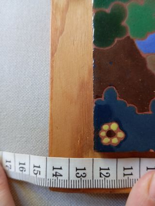 Quadro in ceramica artigianale Sun Girl