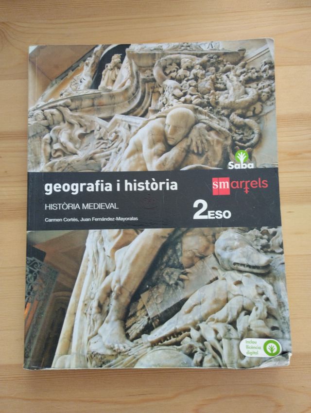 Libro de geografía e historia. Editorial SM arrels