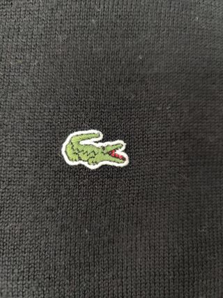 Jersey Lacoste Negro Talla L
