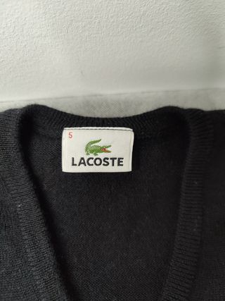 Jersey Lacoste Negro Talla L