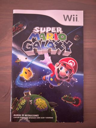 Manual Super Mario Galaxy Wii Nintendo