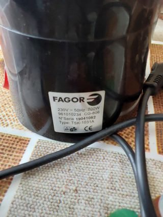 Cafetera Fagor Negra