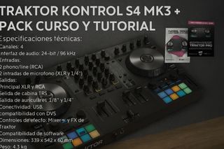 Traktor Kontrol S4 MK3 + Pack Curso y Tutorial