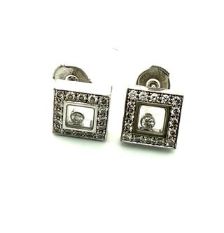 Pendientes Chopard Happy Diamond Oro 