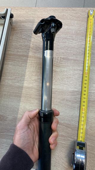 Tija telescópica para bicicleta
