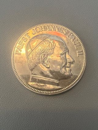 Moneda conmemorativa Papa Juan Pablo II Köln 1987