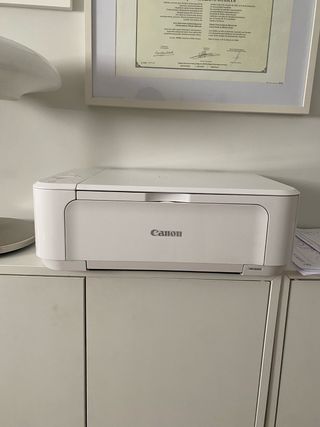 Impresora Canon Pixma blanca Escáner Color