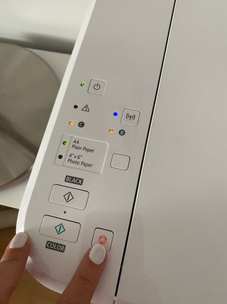 Impresora Canon Pixma blanca Escáner Color