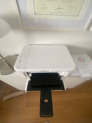 Impresora Canon Pixma blanca Escáner Color