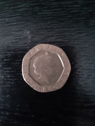 Moneda 20 Pence 2004