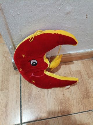 Peluche Luna Roja y Amarilla