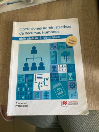 Libro de texto en formato físico de Operaciones...