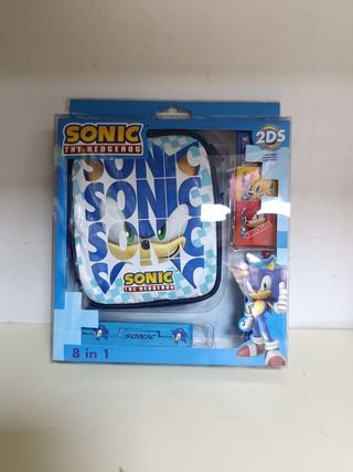 Funda y Accesorios Sonic 8 en 1 para 2DS
