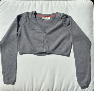 Chaqueta torera gris niña ZARA KNITWEAR 9-10 años