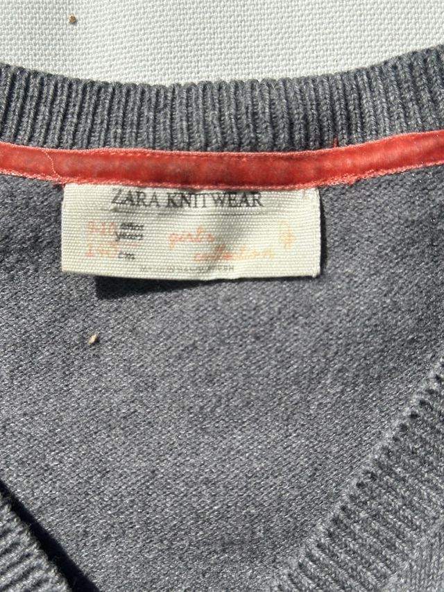Chaqueta torera gris niña ZARA KNITWEAR 9-10 años