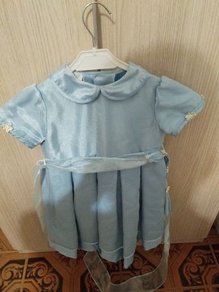 Vestido niña azul